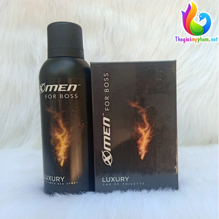 Combo Xịt Xmen For Boss Luxury 150ml + Nước Hoa XMen For Boss Luxury 49ml