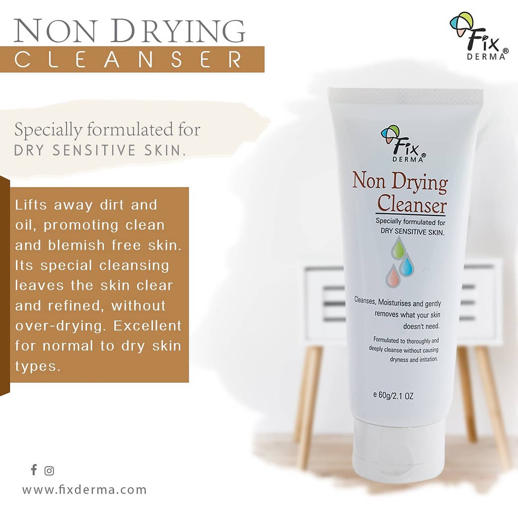 Sữa Rửa Mặt Không Tạo Bọt Cho Da Nhạy Cảm Fixderma Non Drying Cleanser (60g) | BigBuy360 - bigbuy360.vn