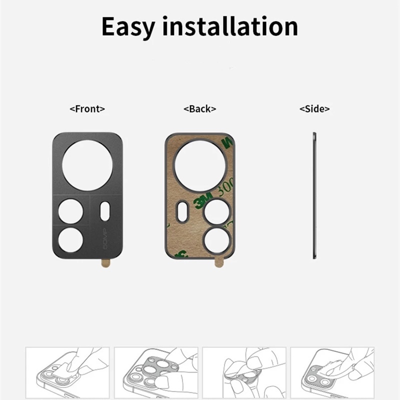 Miếng Dán Bảo Vệ Camera Sau Chống Trầy Xước Bằng Hợp Kim Nhôm Cho Xiaomi Mi 12 Pro 12X