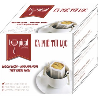 Cà Phê Túi Lọc vị đậm đà 100% Robusta - Typical Coffee