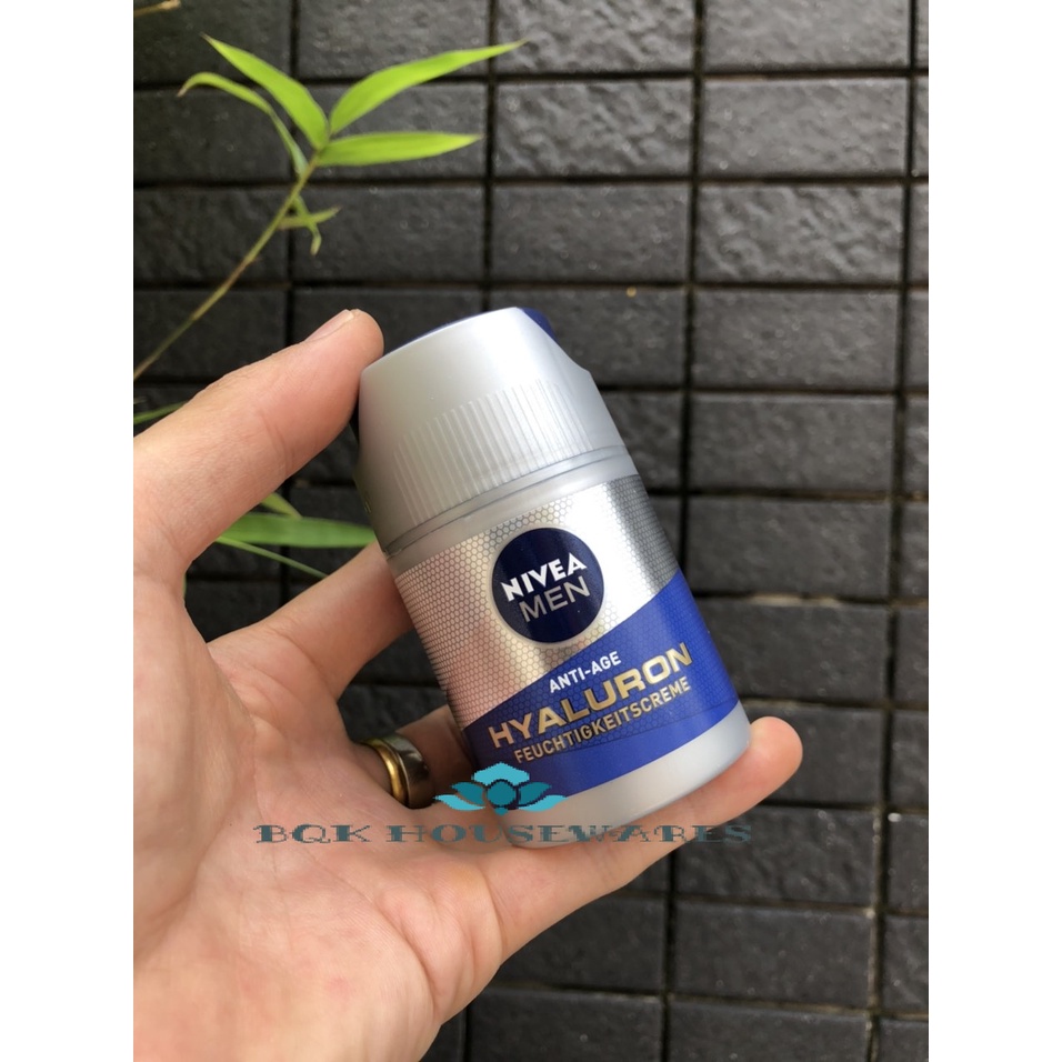 Kem dưỡng da Nivea Men Anti Age Hyaluron chống nhăn lão hoá da cho nam giới, 50ml - Hàng Đức