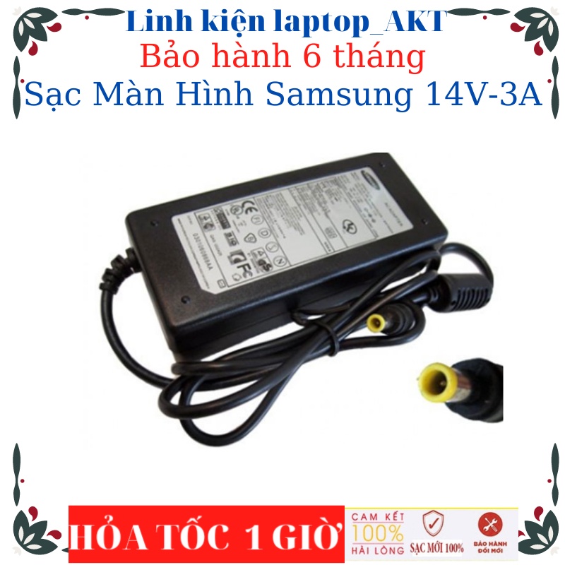 Sạc nguồn Màn Hình Samsung 14V-3A- Bảo Hành 12 tháng