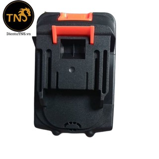 TNS..Vỏ pin makita trượt hộp 3 hàng x 5 cell 18650 có led báo pin và ốc