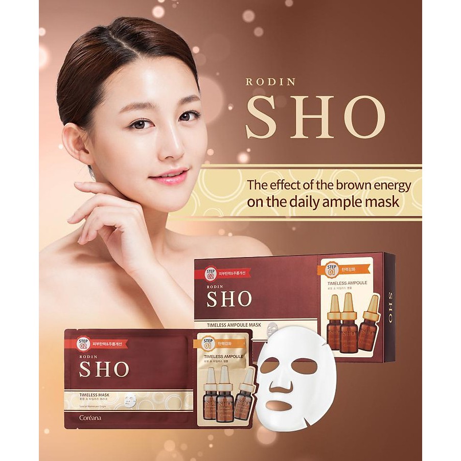 Mặt nạ dưỡng Da và chống lão hóa RODIN SHO TIMELESS AMPOULE MASK, 28.5 ml/gói, SP bán 01 gói, Shop Bestke | BigBuy360 - bigbuy360.vn