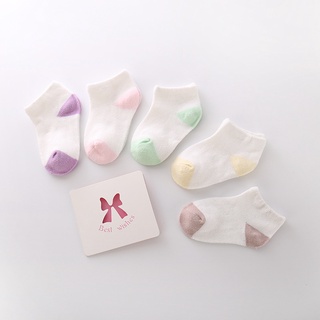 Set 5 Đôi Tất Mềm Mại Ấm Áp Cho Bé