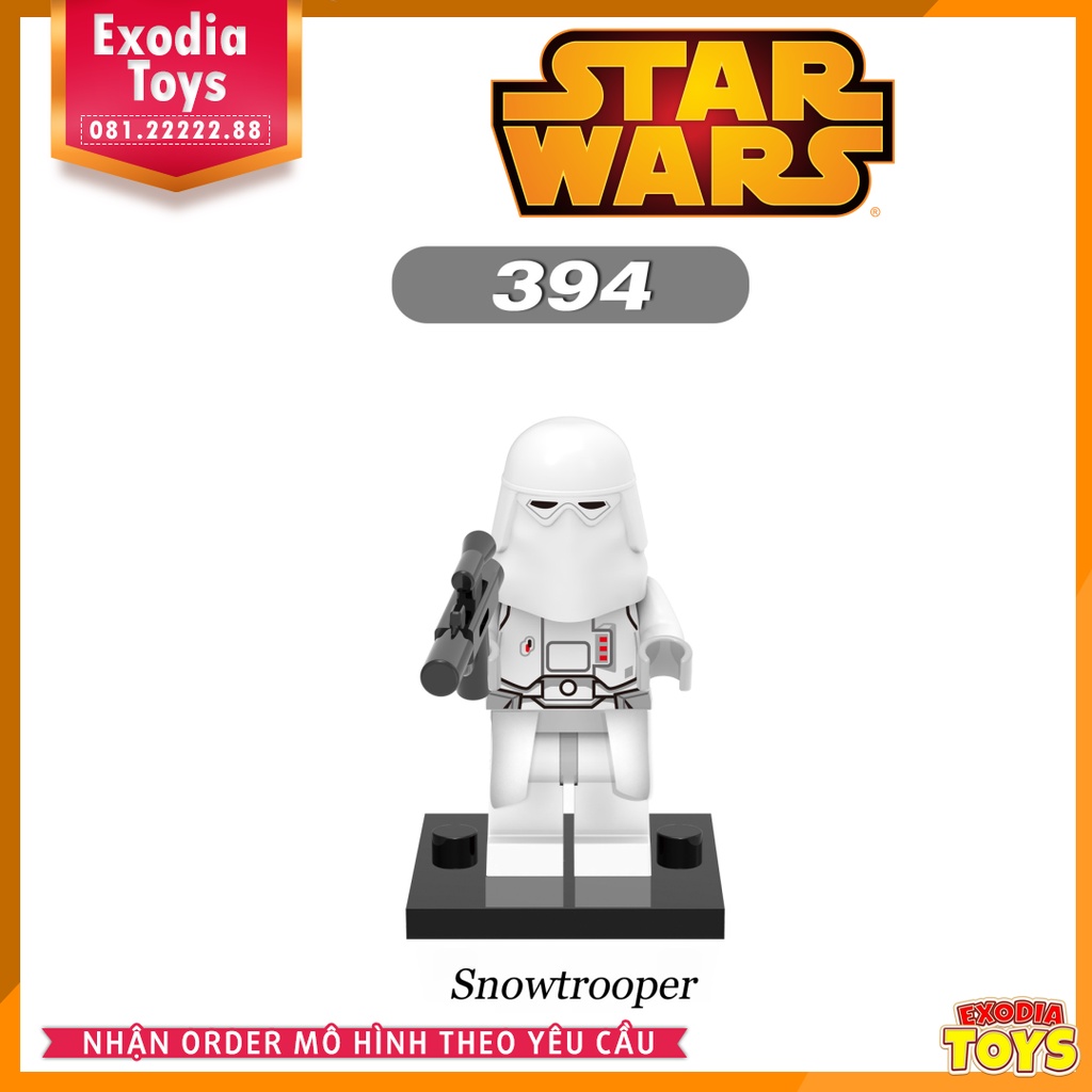 Xếp hình Minifigure Star Wars Chiến Tranh Giữa Các Vì Sao - Đồ Chơi Lắp Ghép Sáng Tạo - XINH X0132