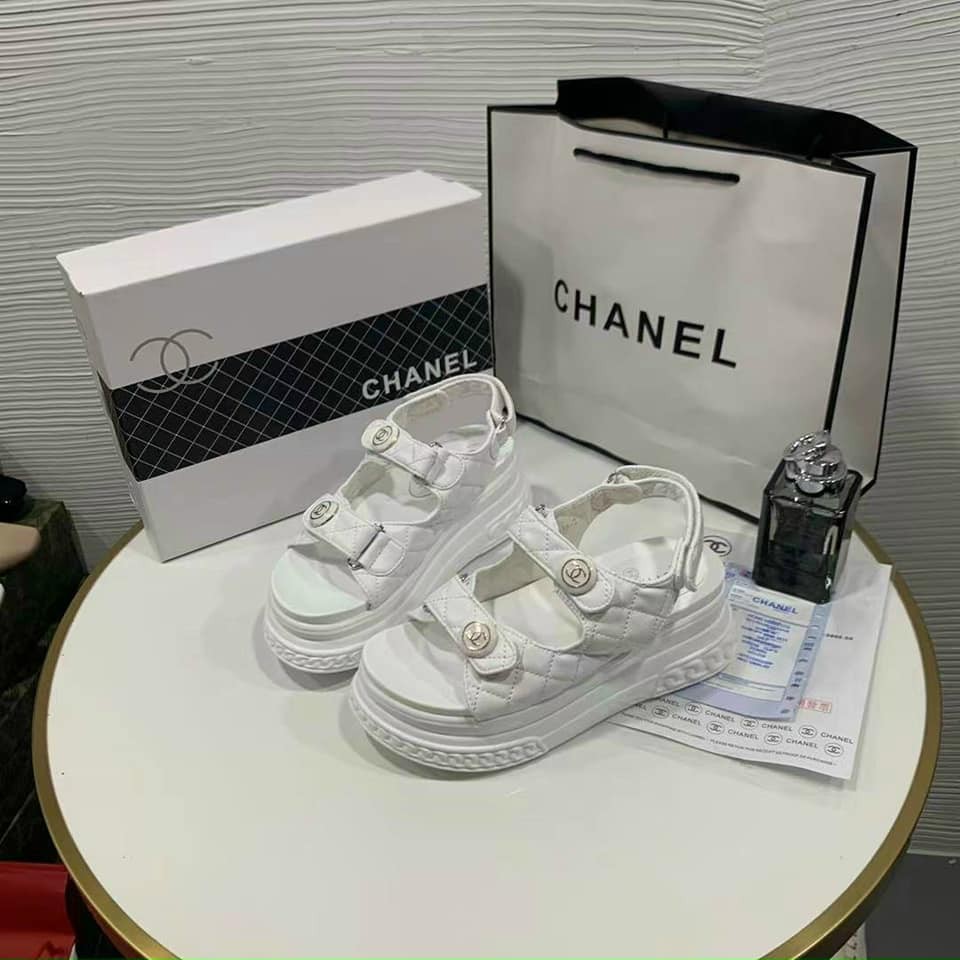 Giày Sandal Nữ - Sandal Nữ Chanel  Thiết Kế Hiện Đại Trẻ Trung Năng Động Cho Các Nàng Tự Tin Sải Bước