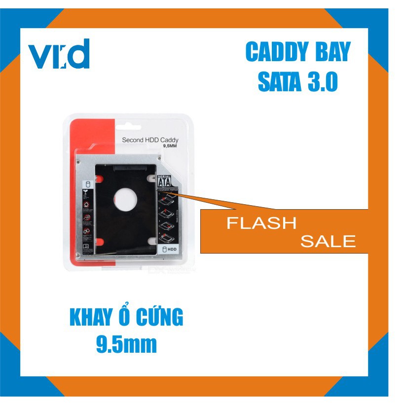 Caddy bay dùng cho SSD, HDD loại 9.5/12.7mm ( Vỏ nhôm ) | BigBuy360 - bigbuy360.vn