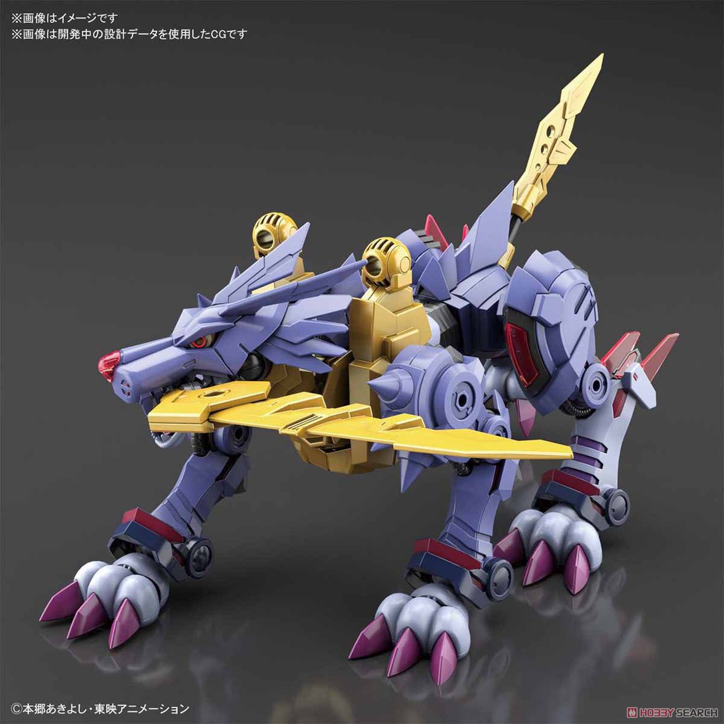 Mô Hình Metal Garurumon Digimon Bandai Figure Rise Standard Đồ Chơi Lắp Ráp Anime Nhật