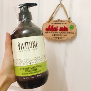 Dầu xả phụcn hồi độ ẩm vivitone - italia 800ml