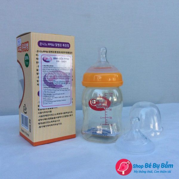 Bình sữa nhựa ppSu Gb Baby 160ml Hàn Quốc