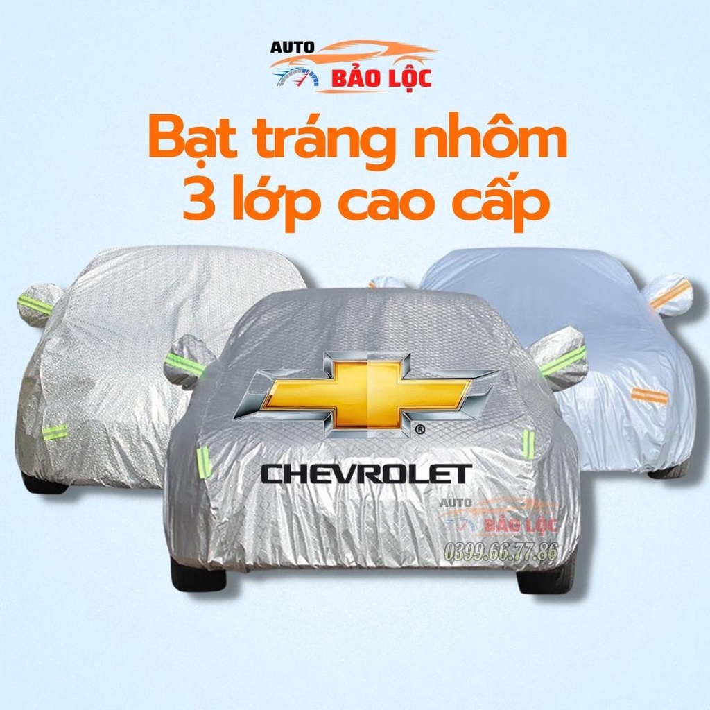 Bạt Phủ Xe Ô Tô Chevrolet Spark, Colorado, Trailblazer, Aveo, Cruze, Orlando, Captiva - Auto Bảo Lộc