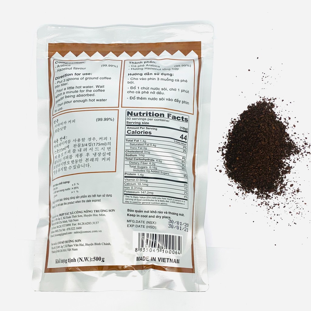 Cà phê Con Sóc Bịch Nâu( 500gam) | BigBuy360 - bigbuy360.vn