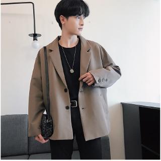 Áo Khoác Blazer Phối Hai Hàng Nút Thời Trang Xuân Thu Cho Nam
