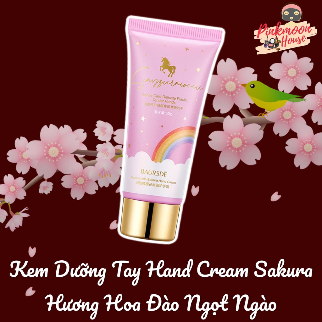 [NEW] ✨KEM DƯỠNG TAY HOA ĐÀO SIÊU THƠM DƯỠNG MỊN DA✨