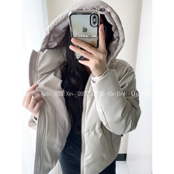 Áo khoác da Zara siêu mềm xuất dư xịn cho nữ