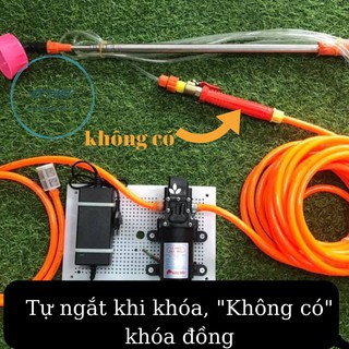 Bộ máy bơm mini 12v tưới cây , tưới lan cần rút 250cm