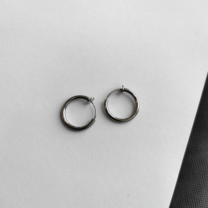 Khuyên Tai Kim Loại Cá Tính Phong Cách Hip-Hop