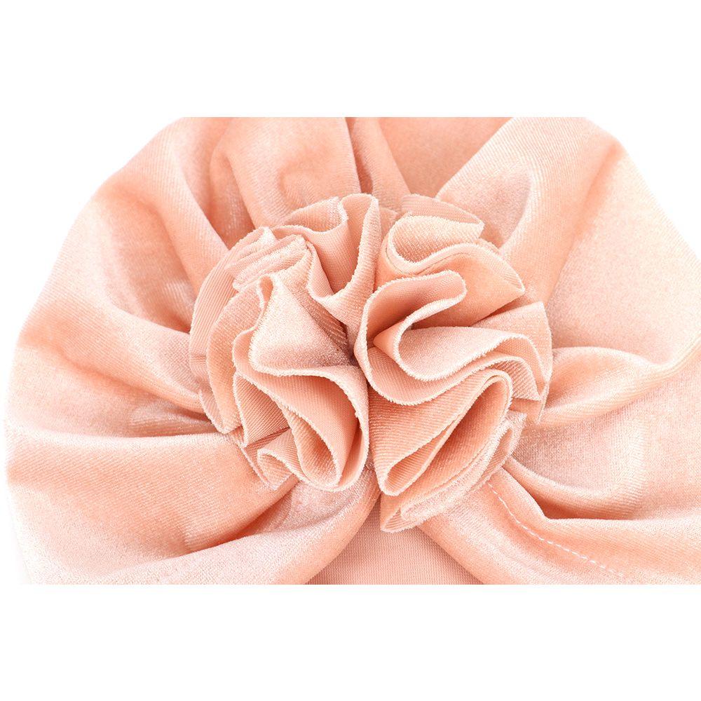 Khăn Turban Bằng Nhung Co Giãn Thắt Nút Dành Cho Trẻ Sơ Sinh