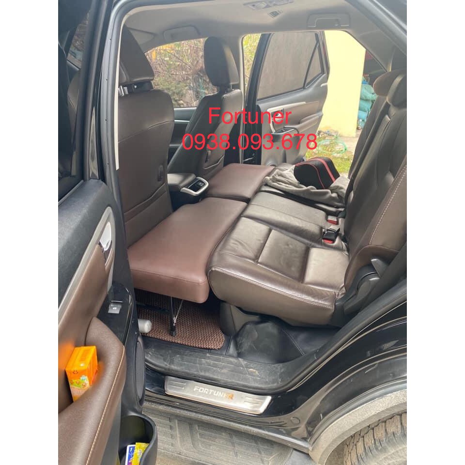 Ghế đệm thay cho đệm hơi xe ô tô Toyota Fortuner - Tặng kèm túi vải và khăn lau xe chuyên dụng