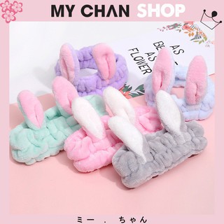Băng Đô , Cài Tóc Rửa Mặt Tai Thỏ Đáng Yêu Phong Cách Hàn Quốc - 3