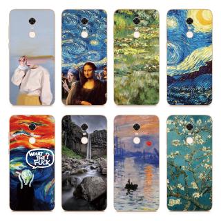 Ốp lưng điện thoại bằng TPU mềm Van Gogh Starry Sky dành cho Xiaomi Redmi 5 Plus / Redmi 6 / 6A
