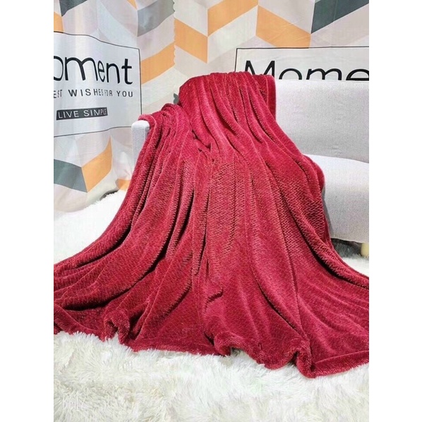 Chăn Lông Thỏ Monte&amp;Jadin Hoạ Tiết Caro Ô Vuông Cao Cấp Có Khoá Lồng Thêm Ruột Chăn Nặng 2kg Size 2mx2m3 Đủ Màu