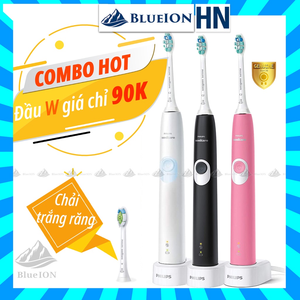 Bàn chải đánh răng điện Philips Sonicare ProtectiveClean 4100 4300 5100 5300 (hàng Mỹ)