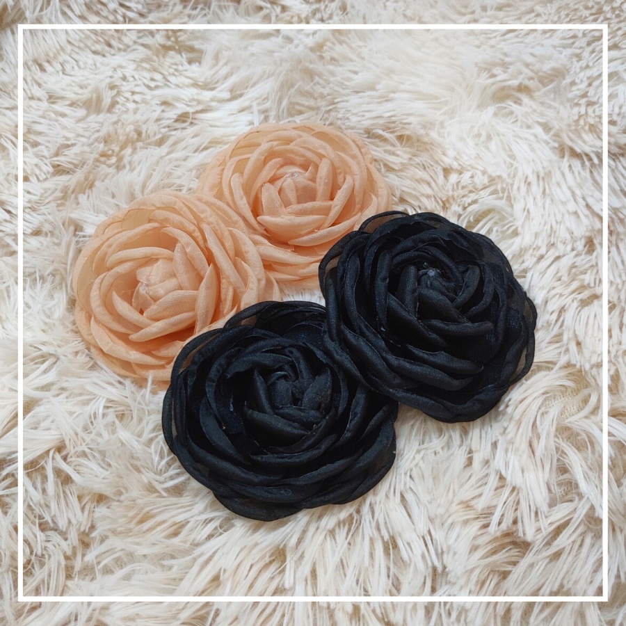 Bông cài áo - trâm cài áo Hoa vải cài áo cao cấp hàng handmade siêu đẹp