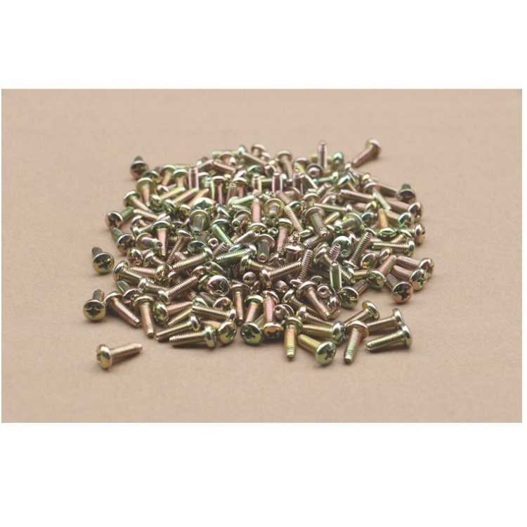 50c bulong tự ren, tự taro M4 thép mạ trắng đầu chữ thập