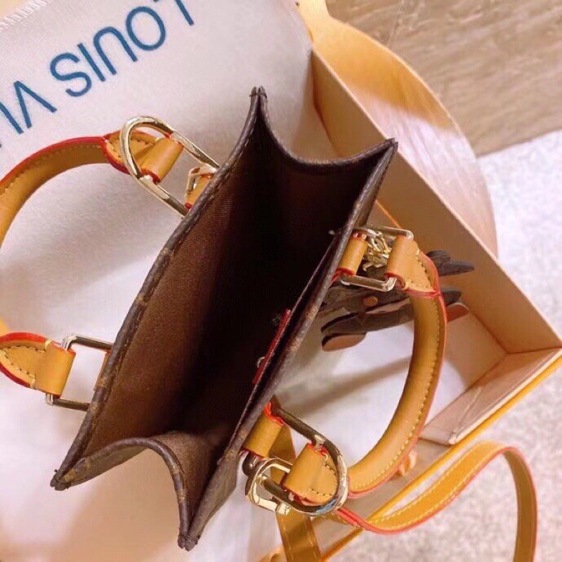 Túi xách tay nữ có dây đeo chéo dáng nhỏ đựng điện thoại louis vuitton LV