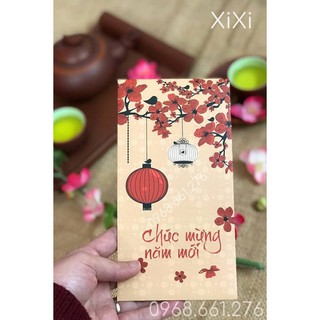 [LÌ XÌ COUCHE LỤA CAO CẤP] - SET 10 BAO LÌ XÌ TẾT 2019 - CHÚC MỪNG NĂM MỚI