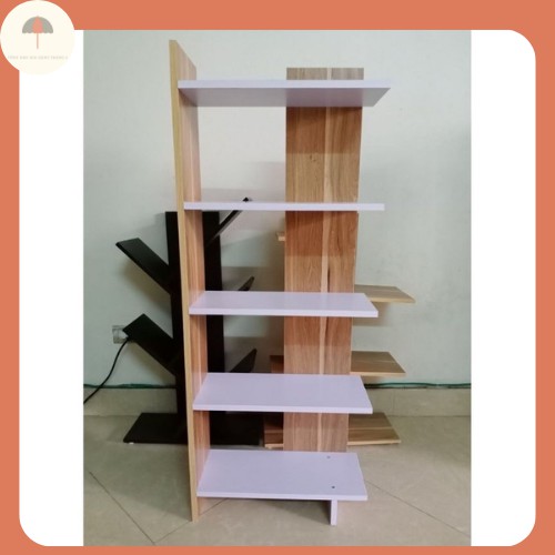 Kệ sách gỗ 🎁 Miễn ship 🎁 Kệ góc tường 5 tầng gỗ MDF cao cấp giá tận xưởng đựng đồ