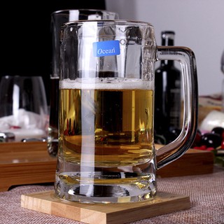 Ly Thủy Tinh Uống Bia Có Tay Cầm Cỡ Lớn Hàng Nhập Khẩu Cao Cấp