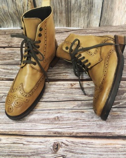 Bốt oxford boots da thật hãng Vero cuoio size 38