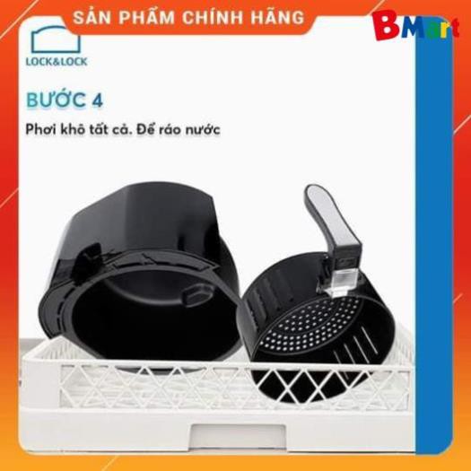 NỒI CHIÊN KHÔNG DẦU ĐIỆN TỬ LOCK&LOCK EJF351BLK (5.2L) (Màu đen) - Hàng chính hãng - Bảo hành 12 tháng  - BM