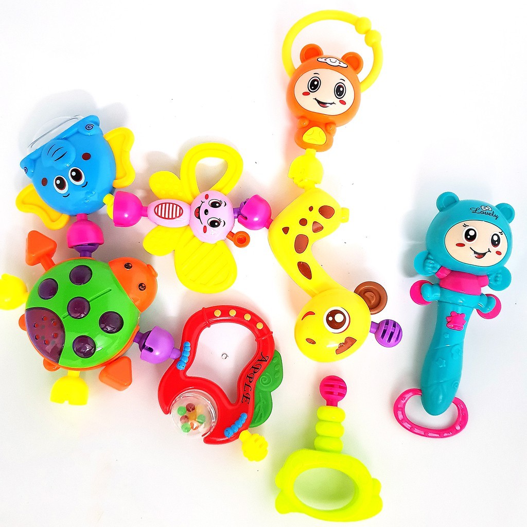 Bộ đồ chơi xúc xắc 8 món cho trẻ