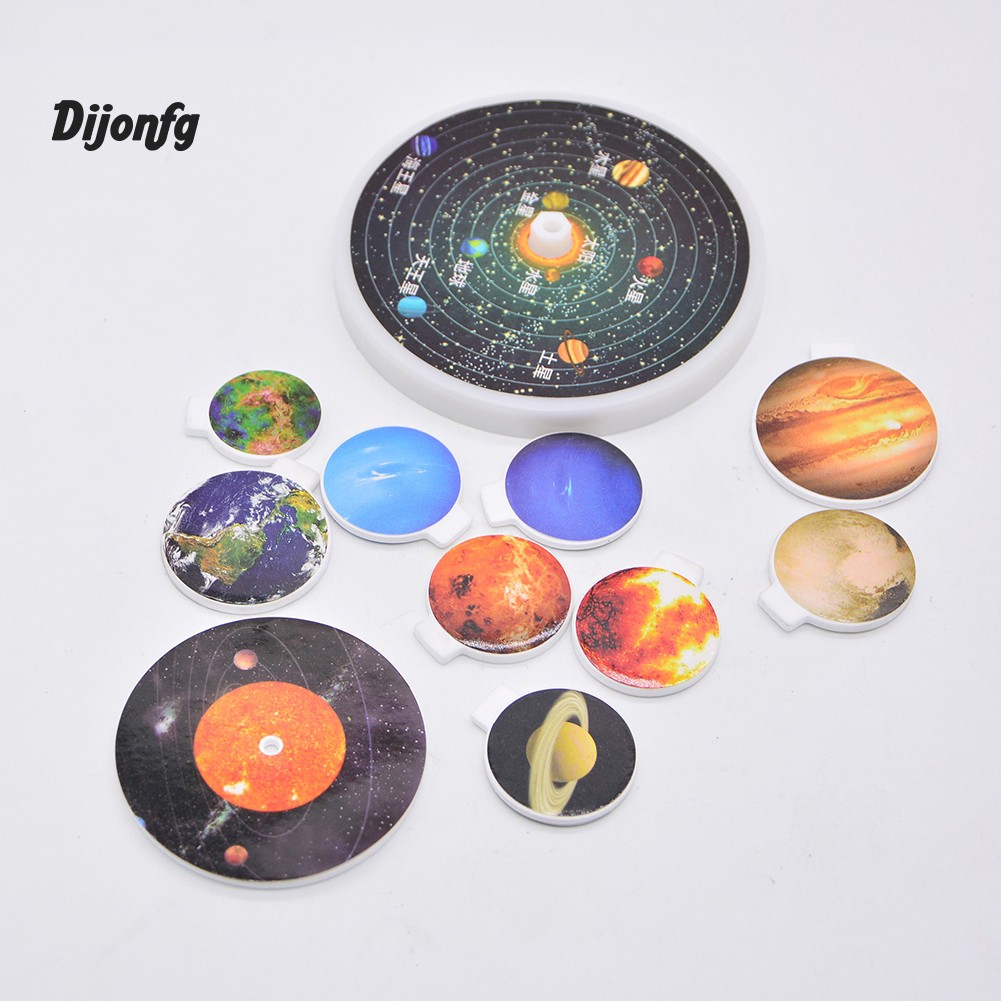 ♧Di DIY Solar System 9 Major Planets Toy Students School Experiment Project Model