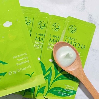 mặt nạ ngủ trà xanh.