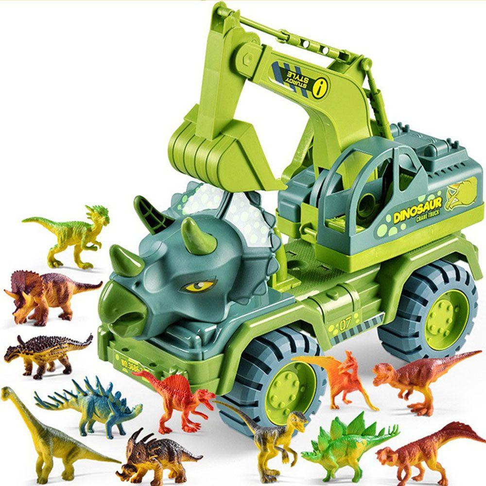 Đồ Chơi Xe Khủng Long Kích Cỡ Lớn Lưng Kéo Phía Sau Xe Địa Hình Cho Bé