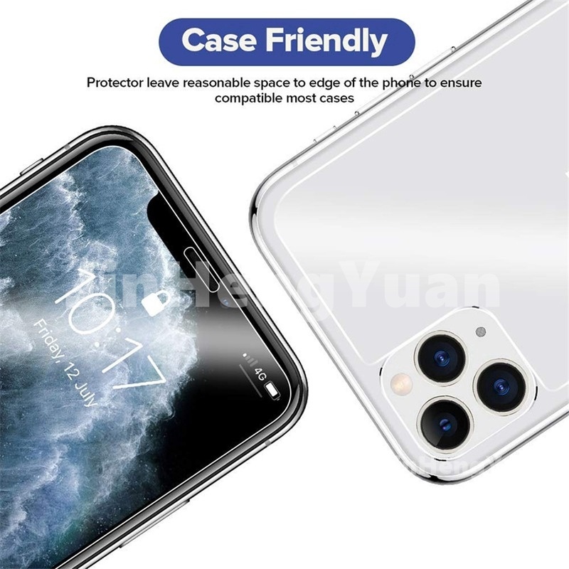 Kính Cường Lực Hd Bảo Vệ Màn Hình Cho Iphone 11 12 13 Pro Max Xr X Xs 7 8 6s Plus Se2020 12mini 13mini
