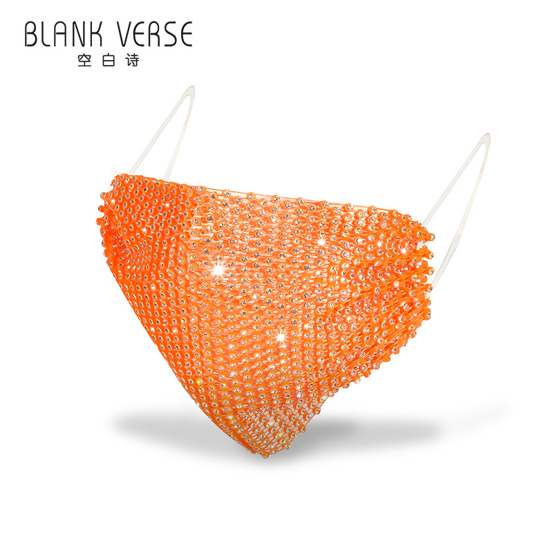 NEW (Hàng Mới Về) Khẩu Trang Chống Nắng Đính Đá Lấp Lánh Phong Cách Âu Mỹ | BigBuy360 - bigbuy360.vn