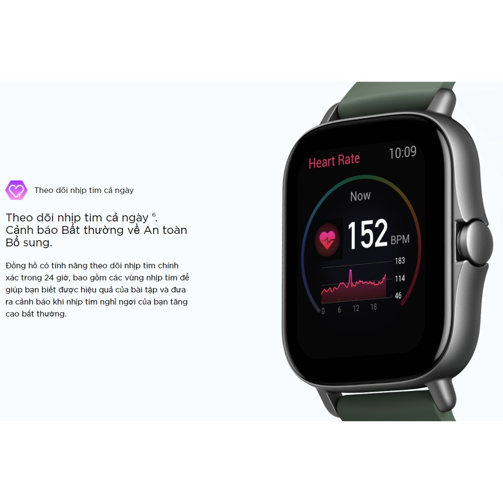 Đồng hồ thông minh Amazfit GTS 2e - Hàng Chính Hãng - Bảo Hành 12 Tháng 1 Đổi 1