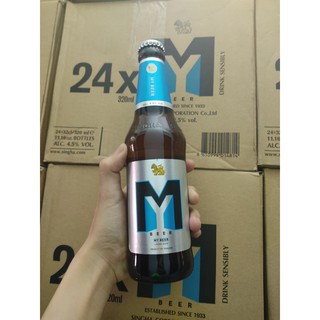 Bia MY BEER nhập khẩu 24 chai x 320ml