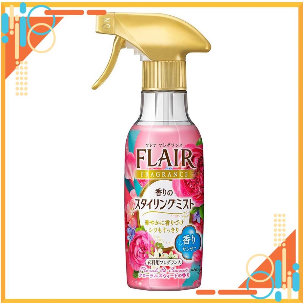 Xịt thơm và kháng khuẩn quần áo Kao Flair 270ml FREE SHIP