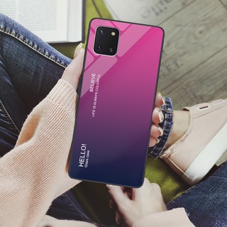 Ốp lưng kính cường lực Samsung Galaxy Note 10 lite - Gradient edition