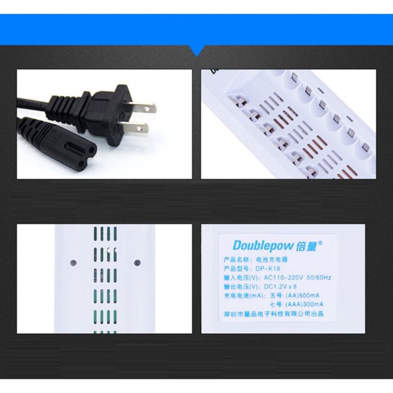 Pin sạc aa dung lượng cao Doublepow