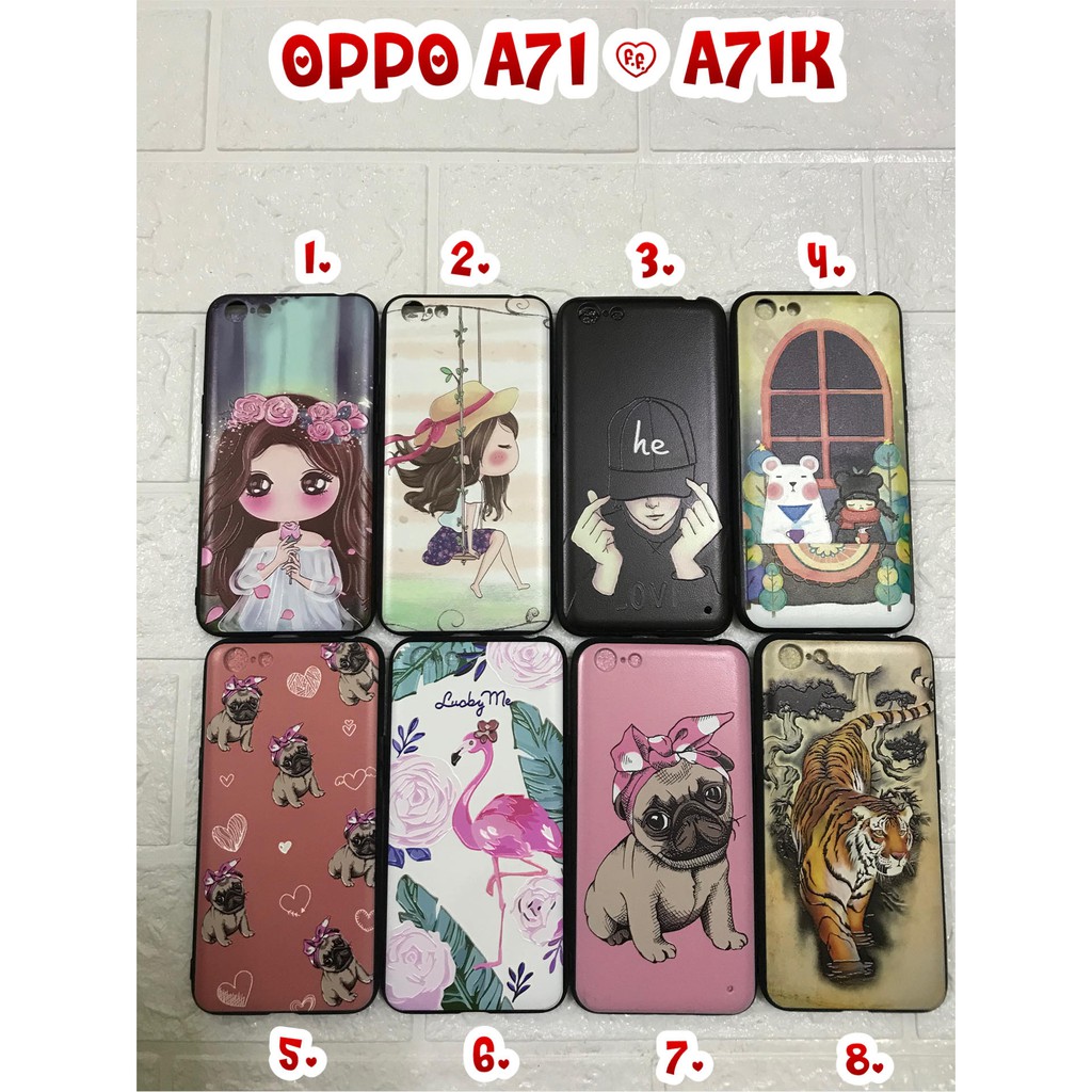 OPPO A71/A71K_ ỐP LƯNG THỜI TRANG IN HÌNH SIÊU ĐẸP