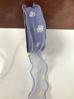 Ruy băng voan hoa cúc 6cm ( mét)