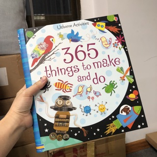 Sách thủ công cho bé 𝟑𝟔𝟓 𝐭𝐡𝐢𝐧𝐠𝐬 𝐭𝐨 𝐦𝐚𝐤𝐞 𝐚𝐧𝐝 𝐝𝐨 Usborne